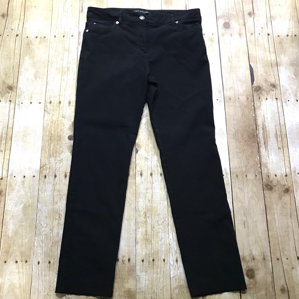 Zac & Rachel Trouser Pant Black Size 12